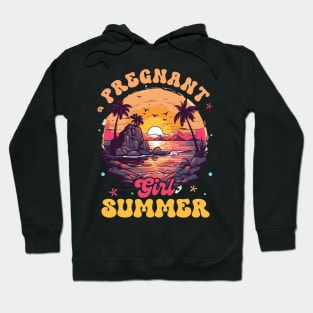 Pregnant Girl Summer vacation Gift For Men Women Hoodie